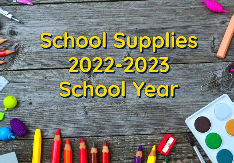  School Supply Clipart Graphic